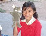 Girl With Hand Puppet