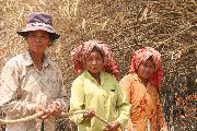 Women Helping Dig Well